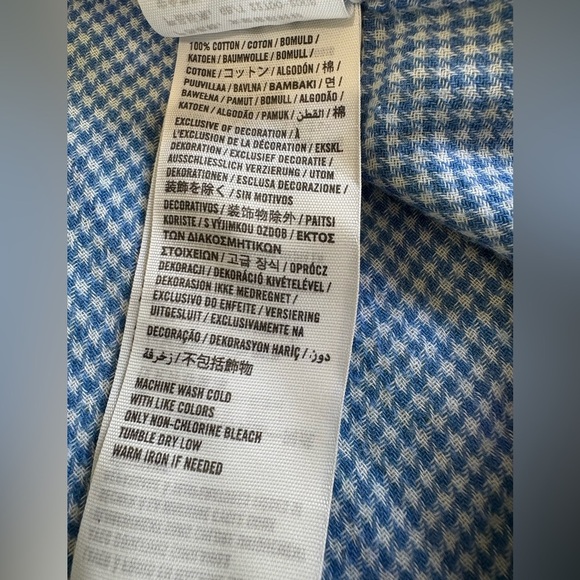 Gilly Hicks Hollister green plaid button up long sleeve women’s size small - Picture 4 of 9